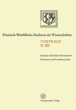 E-Book (pdf) Ribosomen und Proteinbiosynthese von Heinz-Günter Wittmann