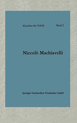 E-Book (pdf) Politische Betrachtungen über die alte und die italienische Geschichte von Niccolò Machiavelli