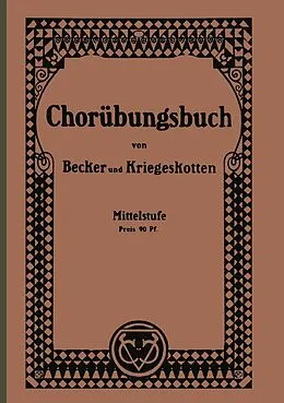 E-Book (pdf) Chorübungsbuch für höhere Mädchenschulen von Albert Becker