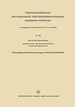 E-Book (pdf) Pharmakognostische Untersuchungen am Medizinal-Rhabarber von Eduard Schratz