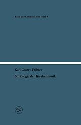 E-Book (pdf) Soziologie der Kirchenmusik von Karl Gustav Fellerer