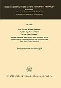 E-Book (pdf) Zerspanbarkeit von Grauguß von Wilhelm Patterson