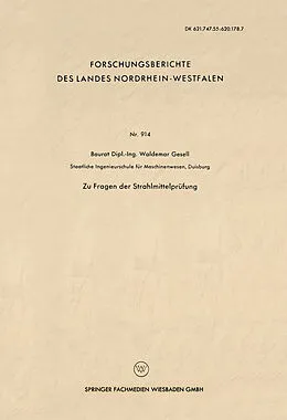 E-Book (pdf) Zu Fragen der Strahlmittelprüfung von Waldemar Gesell