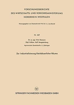E-Book (pdf) Zur Industrialisierung kleinbäuerlicher Räume von Fritz Riemann