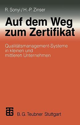 E-Book (pdf) Auf dem Weg zum Zertifikat von Richard Sonyi, Hans-Peter Zinser