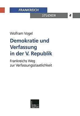 E-Book (pdf) Demokratie und Verfassung in der V. Republik von Wolfram Vogel