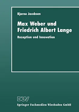 E-Book (pdf) Max Weber und Friedrich Albert Lange von 