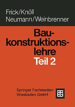 E-Book (pdf) Baukonstruktionslehre von O. Frick, Kerstin Knöll