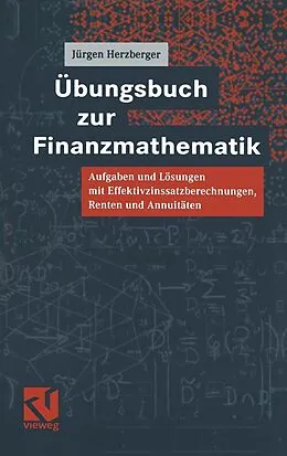 E-Book (pdf) Übungsbuch zur Finanzmathematik von Jürgen Herzberger