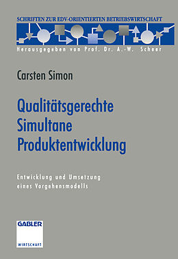 Kartonierter Einband Qualitätsgerechte Simultane Produktentwicklung von Carsten Simon