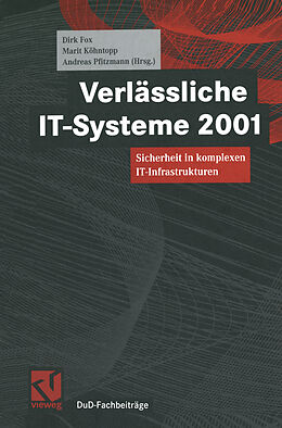 Kartonierter Einband Verlässliche IT-Systeme 2001 von 