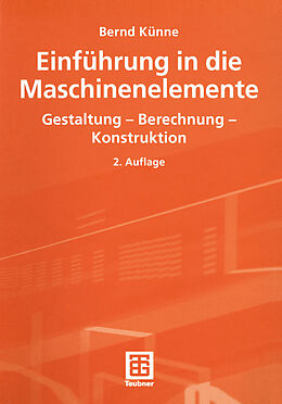 E-Book (pdf) Einführung in die Maschinenelemente von Bernd Künne