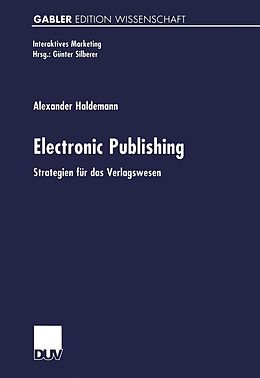 E-Book (pdf) Electronic Publishing von Alexander Haldemann