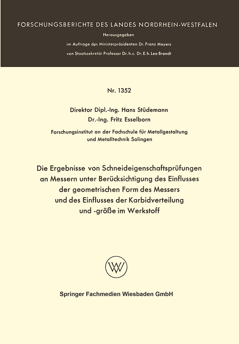 Die Ergebnisse von Schneideigenschaftsprüfungen an Messern unter Berücksichtigung des Einflusses der geometrischen Form des Messers und des Einflusses der Karbidverteilung und -größe im Werkstoff