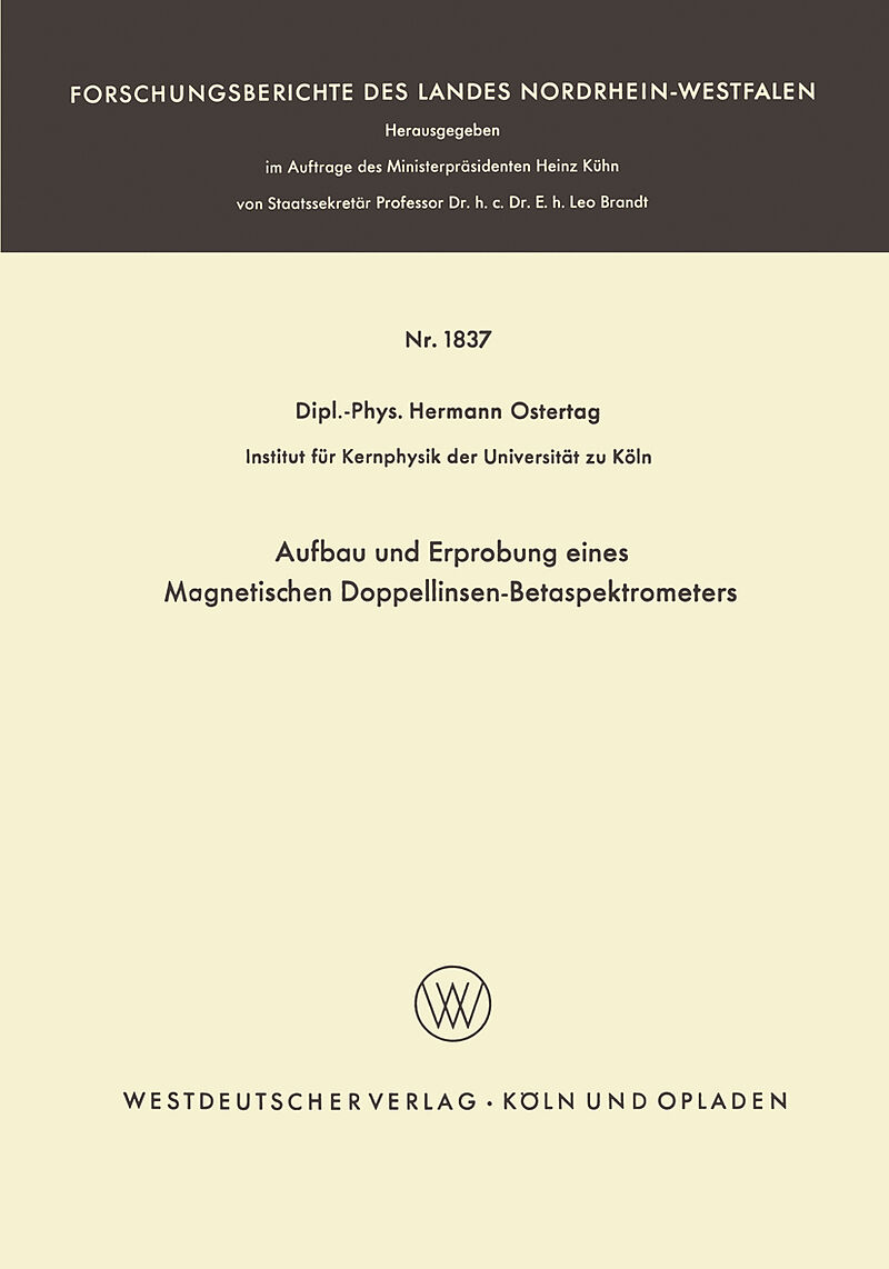 Aufbau und Erprobung eines Magnetischen Doppellinsen-Betaspektrometers