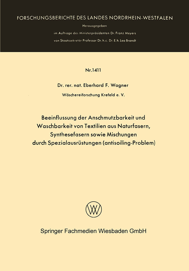 Beeinflussung der Anschmutzbarkeit und Waschbarkeit von Textilien aus Naturfasern, Synthesefasern sowie Mischungen durch Spezialausrüstungen (antisoiling-Problem)