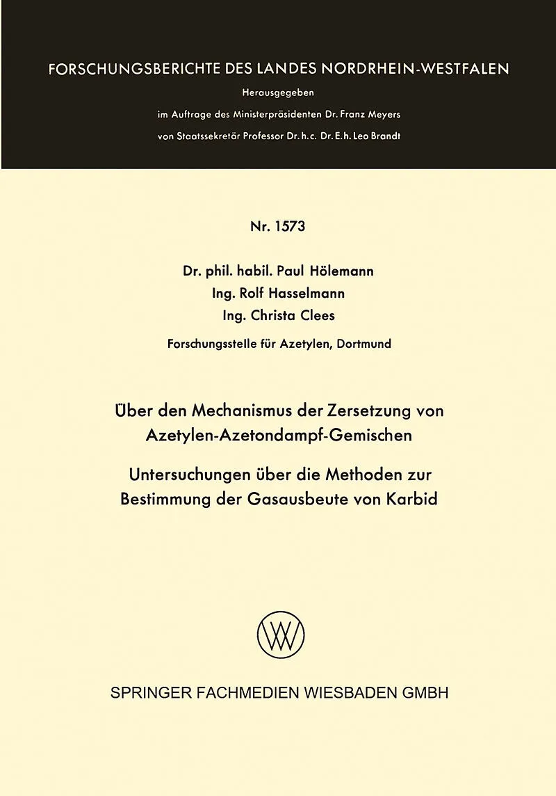 Über den Mechanismus der Zersetzung von Azetylen-Azetondampf-Gemischen