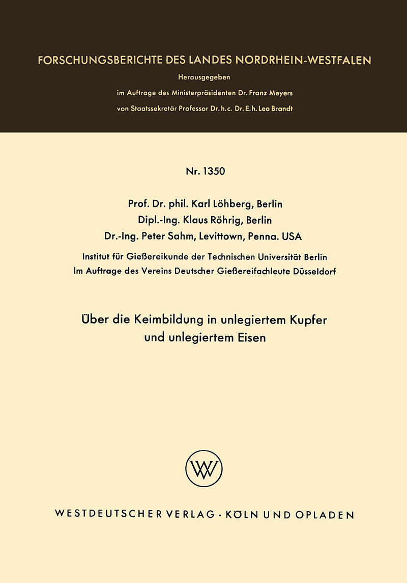 Über die Keimbildung in unlegiertem Kupfer und unlegiertem Eisen