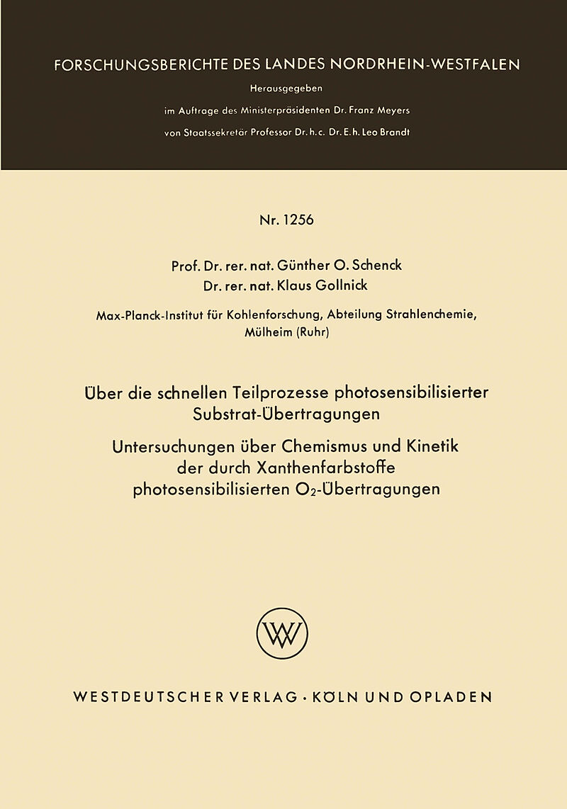 Über die schnellen Teilprozesse photosensibilisierter Substrat-Übertragungen