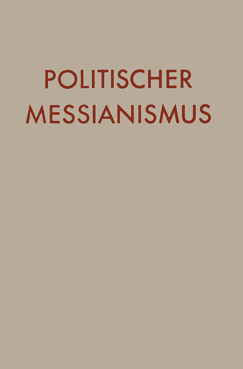 Politischer Messianismus