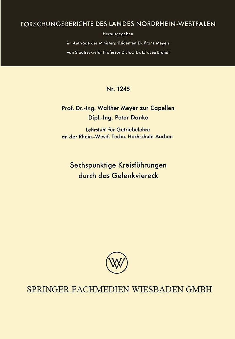 Sechspunktige Kreisführungen durch das Gelenkviereck