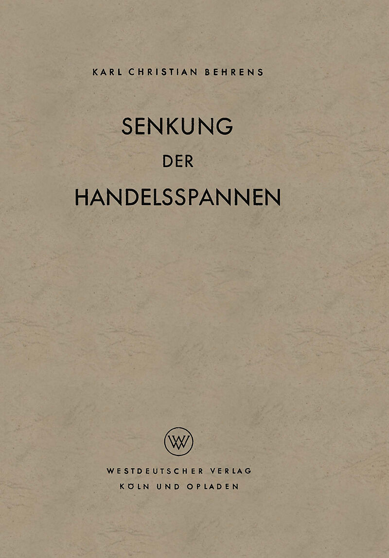 Senkung der Handelsspannen