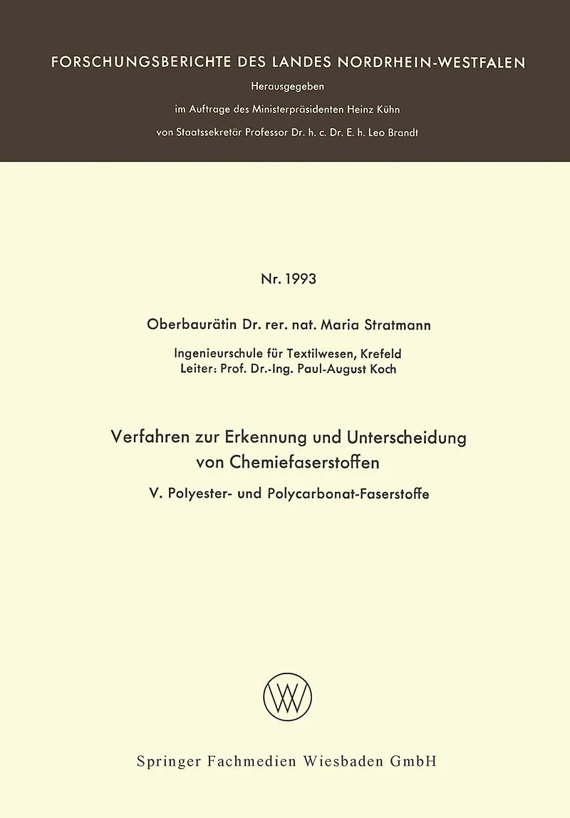 Verfahren zur Erkennung und Unterscheidung von Chemiefaserstoffen