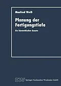 E-Book (pdf) Planung der Fertigungstiefe von Manfred Weiss