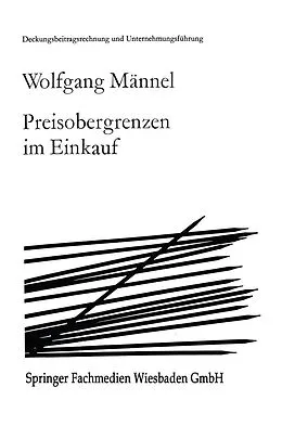 E-Book (pdf) Preisobergrenzen im Einkauf von Wolfgang Männel