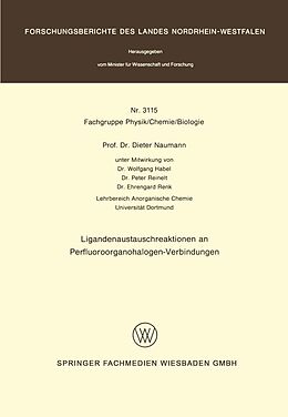 E-Book (pdf) Ligandenaustauschreaktionen an Perfluoroorganohalogen-Verbindungen von Dieter Naumann