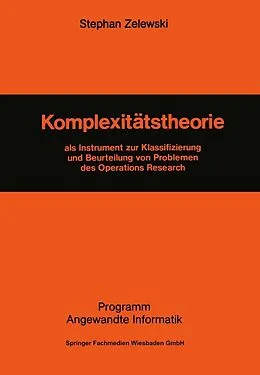 E-Book (pdf) Komplexitätstheorie von Stephan Zelewski