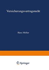 E-Book (pdf) Versicherungsvertragsrecht von Hans Möller