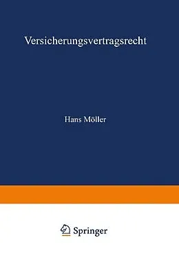 E-Book (pdf) Versicherungsvertragsrecht von Hans Möller