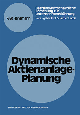 E-Book (pdf) Dynamische Aktienanlage-Planung von Karl-Werner Hansmann
