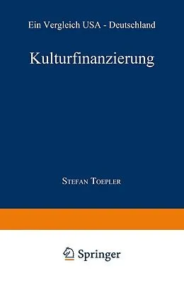 E-Book (pdf) Kulturfinanzierung von Stefan Toepler
