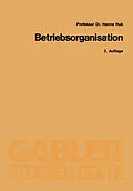 E-Book (pdf) Betriebsorganisation von Hanns Hub