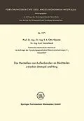 E-Book (pdf) Das Herstellen von Außenborden an Blechteilen zwischen Stempel und Ring von Otto Kienzle