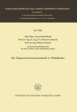 E-Book (pdf) Der Gegenstromwärmeaustausch in Wirbelbetten von Franz-Rudolf Block