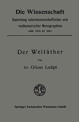 E-Book (pdf) Der Weltäther von Oliver Lodge