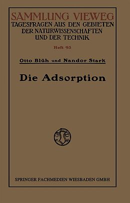 E-Book (pdf) Die Adsorption von Otto Blüh
