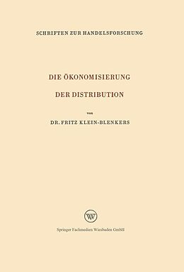 E-Book (pdf) Die Ökonomisierung der Distribution von Fritz Klein-Blenkers
