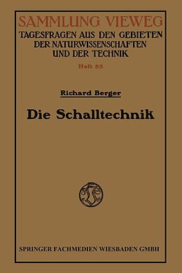 E-Book (pdf) Die Schalltechnik von Richard Berger