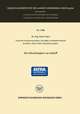 E-Book (pdf) Die Scherfestigkeit von Schluff von Armin Horn