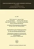 E-Book (pdf) Automatisierung der Werkzeugmaschine für die spanabhebende Bearbeitung von Herwart Opitz, Josef Derichs, Volker Meyringer