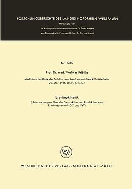 E-Book (pdf) Erythrokinetik von Walther Pribilla