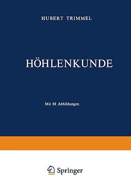 E-Book (pdf) Höhlenkunde von Hubert Trimmel