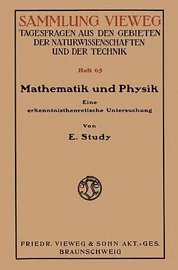 E-Book (pdf) Mathematik und Physik von Eduard Study