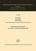 E-Book (pdf) Methodische Untersuchungen zur Analyse mit dem Massenspektrometer von Fritz Aulinger