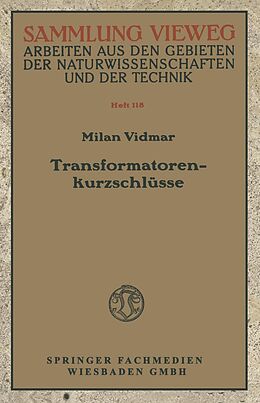 E-Book (pdf) Transformatorenkurzschlüsse von Milan Vidmar