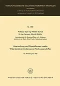 E-Book (pdf) Untersuchung von Ellipsoidformen zwecks Widerstandsverminderung von Flachwasserschiffen von Wilhelm Sturtzel